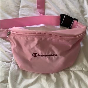 Pink Champion fanny pack